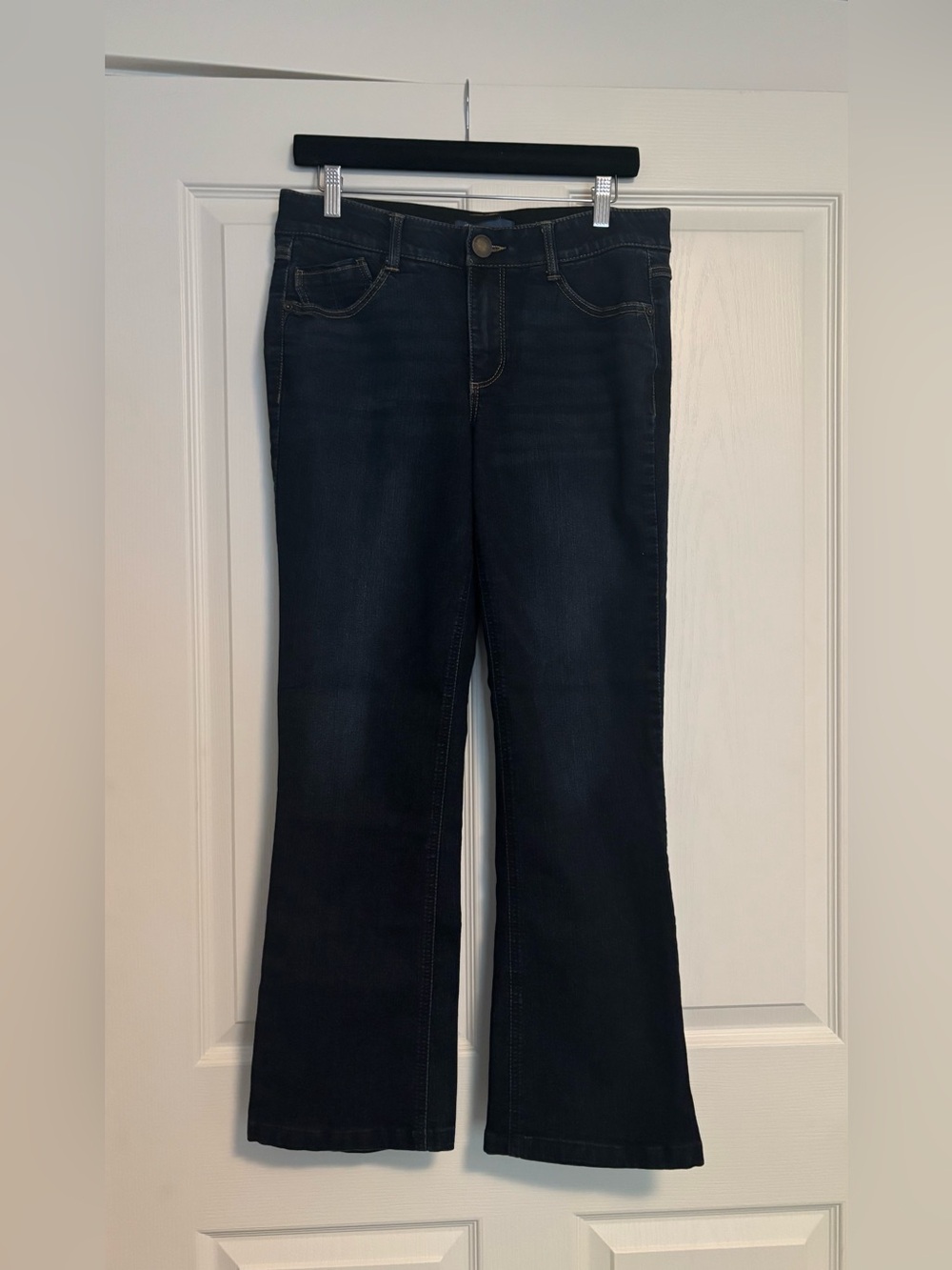 Democracy "Ab" Solution Dark Denim Bootcut Jeans - Size 10 Short